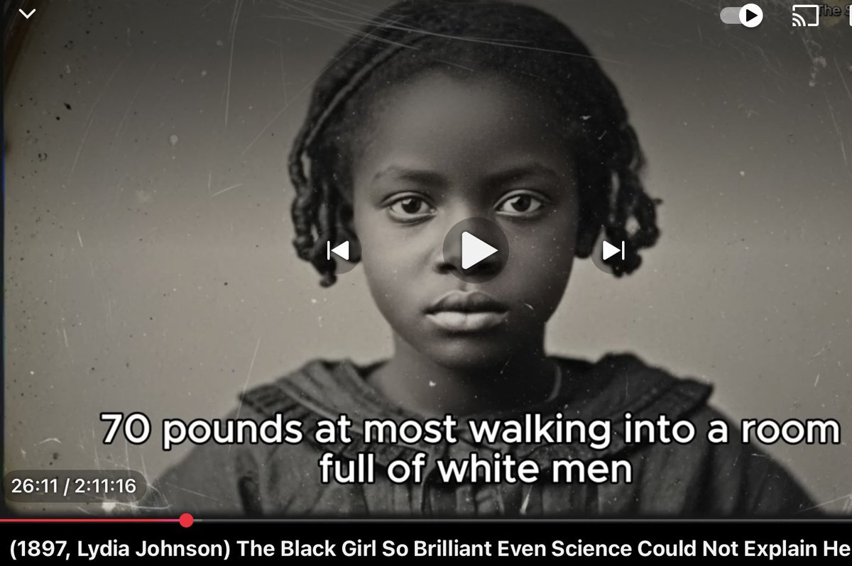 Quaterelle's tweet image. Enigmatic brain❗️
13yr old AfricanAmerican Lydia from Boston knew #mathematics, didn’t need to learn or study.

White male elder Academia decided: 
Whatever is not allowed to exist, doesn’t exist.