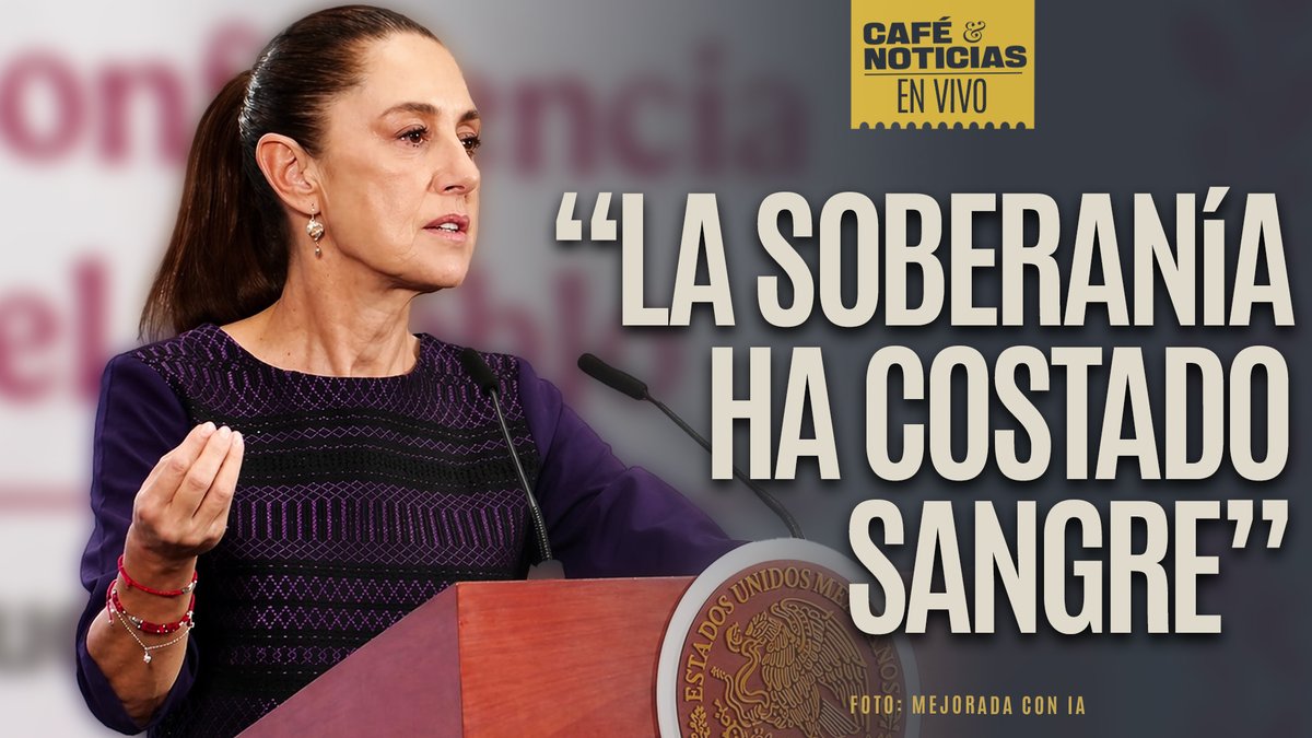 SinEmbargoMX's tweet image. 🔴#EnVivo ¬ Sheinbaum a panistas: la soberanía no se negocia; es un principio de México

🎙️Iniciamos #CaféYNoticias, con @DanyBarraganG y José Manuel Fuentes (@JoseyyyJose), por #SinEmbargoAlAire youtube.com/live/VkmDs1b0t…