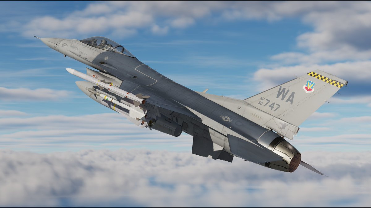 Touma_nomad's tweet image. 今日はF-16で4YAのCAS。戦果は全然ダメな日だった。AGM-65で補足に苦戦しまくったので、F-16での運用を見直そうと思う。H型でも使ってみるか。
#DCS #DCS_World #DCSWorld