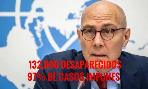 wadelacruz's tweet image. PUTAZO AHORA DE PARTE DE LA
ONU

@volker_turk, el mas Alto Comisionado de DERECHOS HUMANOS de la ONU Ayer vino a darle una PUÑALADA MORTAL a la 4T, diciendo

Transcripción literal;

“El tema de la impunidad ha surgido en todas las conversaciones con las víctimas, personas