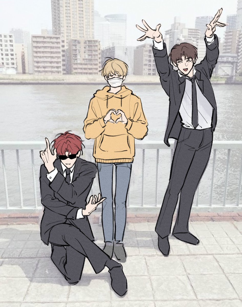 #데못죽 
이런거만 보면 얘네로 그리고 싶어짐