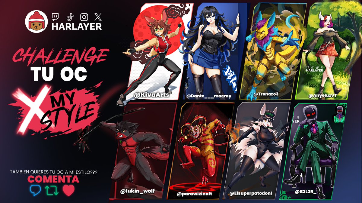 HARLAYER | VGen COMMS | Open Commissions! tweet media