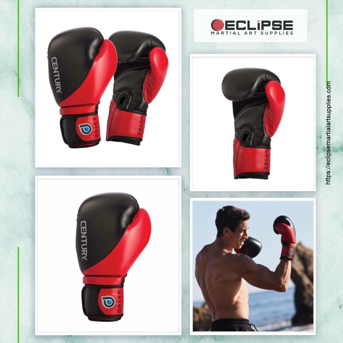 eclipsemasupply's tweet image. Unleash your power with Century DRIVE Boxing Gloves! Available in 12 oz, 14 oz, and 16 oz for only $44.99. Train like a champ today! #BoxingGear #TrainHard

Shop Now eclipsemartialartsupplies.com/products/centu…
