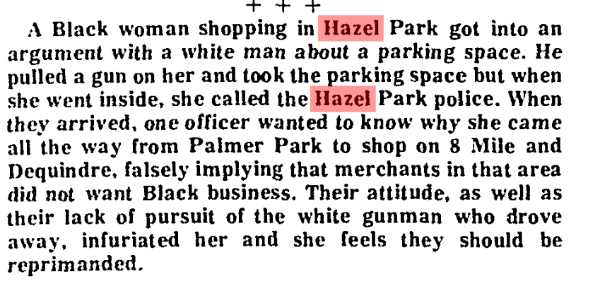 aaronkfoley's tweet image. "Why do people in Detroit have beef with the suburbs?"
Michigan Chronicle in 1972: