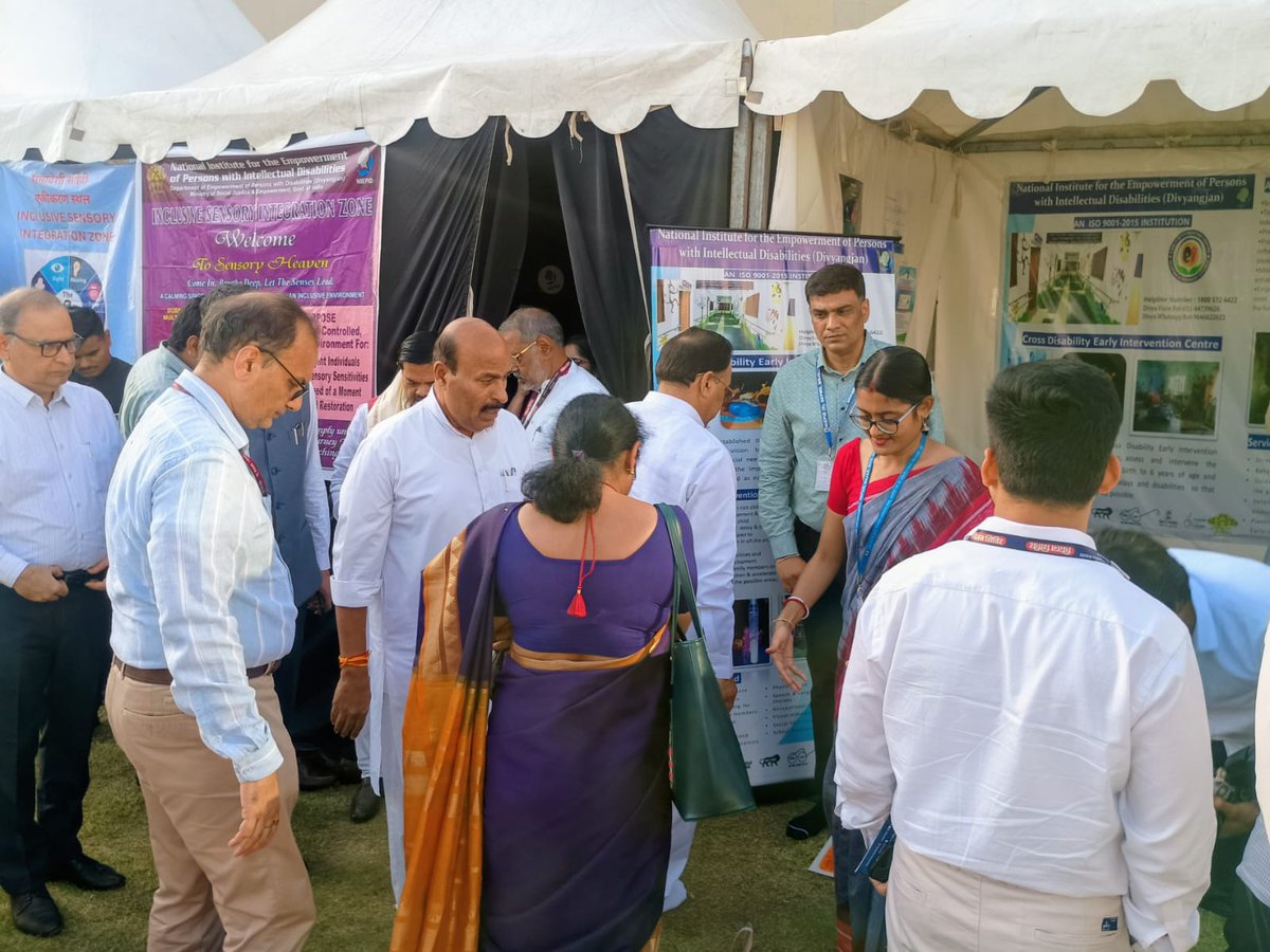 NIEPID's tweet photo. Inauguration of Sensory Zone &amp; Early Intervention (CDEIC) Zone at CHINTAN SHIVIR, Chandigarh on 24th April 2026. NIEPID Secunderabad proudly represented and established dedicated CDEIC &amp; Sensory Integration Zones. #NIEPID #ChintanShivir https://t.co/dKdZVrUiCt