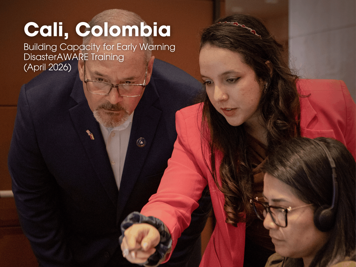 PDC_Global's tweet photo. As part of the “Building Capacity for Early Warning” project sponsored by our partners at https://t.co/gWEoWR91P4, we were excited to be in Cali, Colombia this week to kick off DisasterAWARE training and the institutionalization of its use within standard operating procedures.
 
A big mahalo (thank you) to the Sistema de Gestión de Riesgos de Emergencias y Desastres (SGRED) for their commitment to the project and continued support!
 
DisasterAWARE (https://t.co/9JfTa5K7ST) training was provided to partner agencies to build operational capacity and strengthen early warning procedures. PDC also conducted a “Training of Trainers” for fifteen personnel, who will be able to deliver future DisasterAWARE trainings in the region as certified trainers.
 
The Enhanced Early Warning project, conducted in collaboration with https://t.co/gWEoWR91P4 and the City of Cali, focuses on developing new communication mechanisms within DisasterAWARE and supporting local institutions in operationalizing the system as a real-time decision-support and alerting tool. It also expands landslide risk analysis tools and capabilities for early warning within DisasterAWARE to mitigate risk for landslide-prone areas in Cali and surrounding communities. By combining technology innovation and risk analysis with capacity building and collaboration, this initiative aims to close critical information gaps that often place at-risk populations at greater danger during emergencies.
 
Learn more about this project: https://t.co/oMf3lTRYUa
 
#earlywarningforall #saferworld #cali #colombia #landslides #landslide #training #preparedness #disasterpreparedness #alert
@twilio
@riesgocali
@alcaldiadecali
@univallecol
@UNGRD
@DagmaOficial
@ticalcaldiacali
@IDEAMColombia