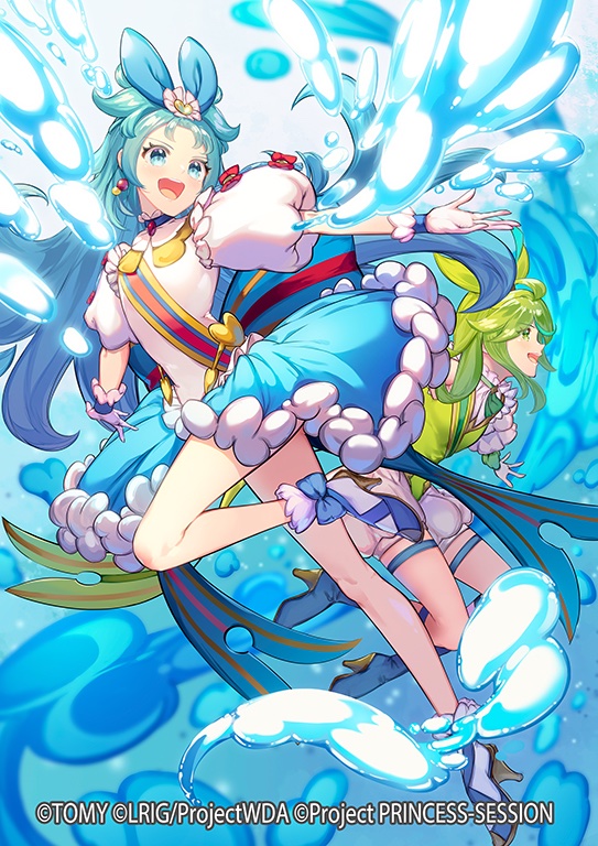 thakin_ye's tweet photo. 本日4/25発売のWIXOSS拡張パック『 プリンセッション・オーケストラ SELECTOR』にて、「プリンセス・リップル＆ミーティア」、「Super Higher Dreamer!!!」を描かせていただきました！よろしくお願いします〜！！
#プリオケ #WIXOSS #ウィクロス発売記念 https://t.co/T2jEYid6DD
