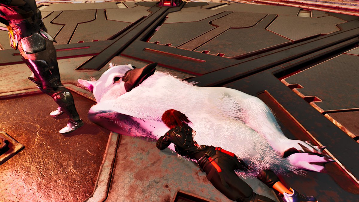 AoiShibafu_ARK's tweet image. 子キチ主催（ぇ）のレッドハンドα
順調に全員で最後のフィールドまで✨️

でも・・・
うぅ😭
バグ？ってくらい一瞬でラスボスに☠️

最後はまったり...？？
ちょっとセンシティブ的な😅

もふもふｗ

#ARK #ASA 
#ARKSurvivalAscended