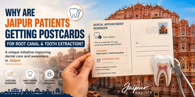 JaipurExplore's tweet photo. Imagine getting a postcard at your home… 
and it says ‘Your dental appointment is due’ 
Jaipur just turned a simple idea into a powerful health movement!
  👉 Read here https://t.co/XHlCz9LVJd⁠

#Jaipur #ViralNews #HealthAwareness #DentalCare #OralHealth #India  #JaipurExplore https://t.co/TziyeGoBxR