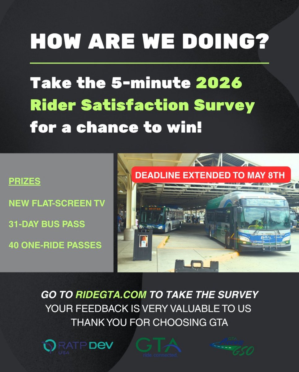 Greensboro Transit Agency tweet media