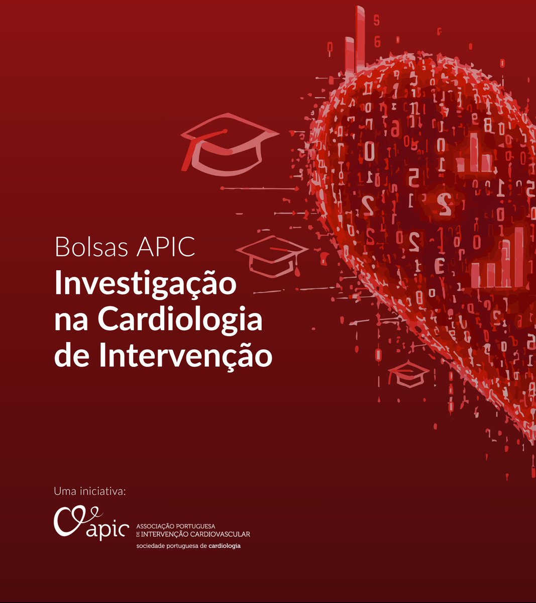 APIC_pt's tweet photo. 📣 Estão abertas as candidaturas ao programa de 𝗕𝗼𝗹𝘀𝗮𝘀 𝗱𝗲 𝗜𝗻𝘃𝗲𝘀𝘁𝗶𝗴𝗮𝗰̧𝗮̃𝗼 𝗖𝗮𝗿𝗱𝗶𝗼𝗹𝗼𝗴𝗶𝗮 𝗱𝗲 𝗜𝗻𝘁𝗲𝗿𝘃𝗲𝗻𝗰̧𝗮̃𝗼 𝗱𝗮 𝗔𝗣𝗜𝗖!

🔬 As bolsas são atribuídas a cada dois anos, garantindo financiamento estruturado nas três áreas nucleares da nossa prática: 𝗜𝗻𝘁𝗲𝗿𝘃𝗲𝗻𝗰̧𝗮̃𝗼 𝗖𝗼𝗿𝗼𝗻𝗮́𝗿𝗶𝗮, 𝗜𝗻𝘁𝗲𝗿𝘃𝗲𝗻𝗰̧𝗮̃𝗼 𝗘𝘀𝘁𝗿𝘂𝘁𝘂𝗿𝗮𝗹 𝗩𝗮𝗹𝘃𝘂𝗹𝗮𝗿 𝗲 𝗜𝗻𝘁𝗲𝗿𝘃𝗲𝗻𝗰̧𝗮̃𝗼 𝗘𝘀𝘁𝗿𝘂𝘁𝘂𝗿𝗮𝗹 𝗡𝗮̃𝗼-𝗩𝗮𝗹𝘃𝘂𝗹𝗮𝗿.

📩 As candidaturas estão abertas até 𝟯𝟭 𝗱𝗲 𝗮𝗴𝗼𝘀𝘁𝗼 𝗱𝗲 𝟮𝟬𝟮𝟲 e deverão ser submetidas através do email apic@spc.pt

👉 Consulte o regulamento aqui: https://t.co/AQeF4tIPnD

#APIC #BolsasdeInvestigação #CardiologiadeIntervenção