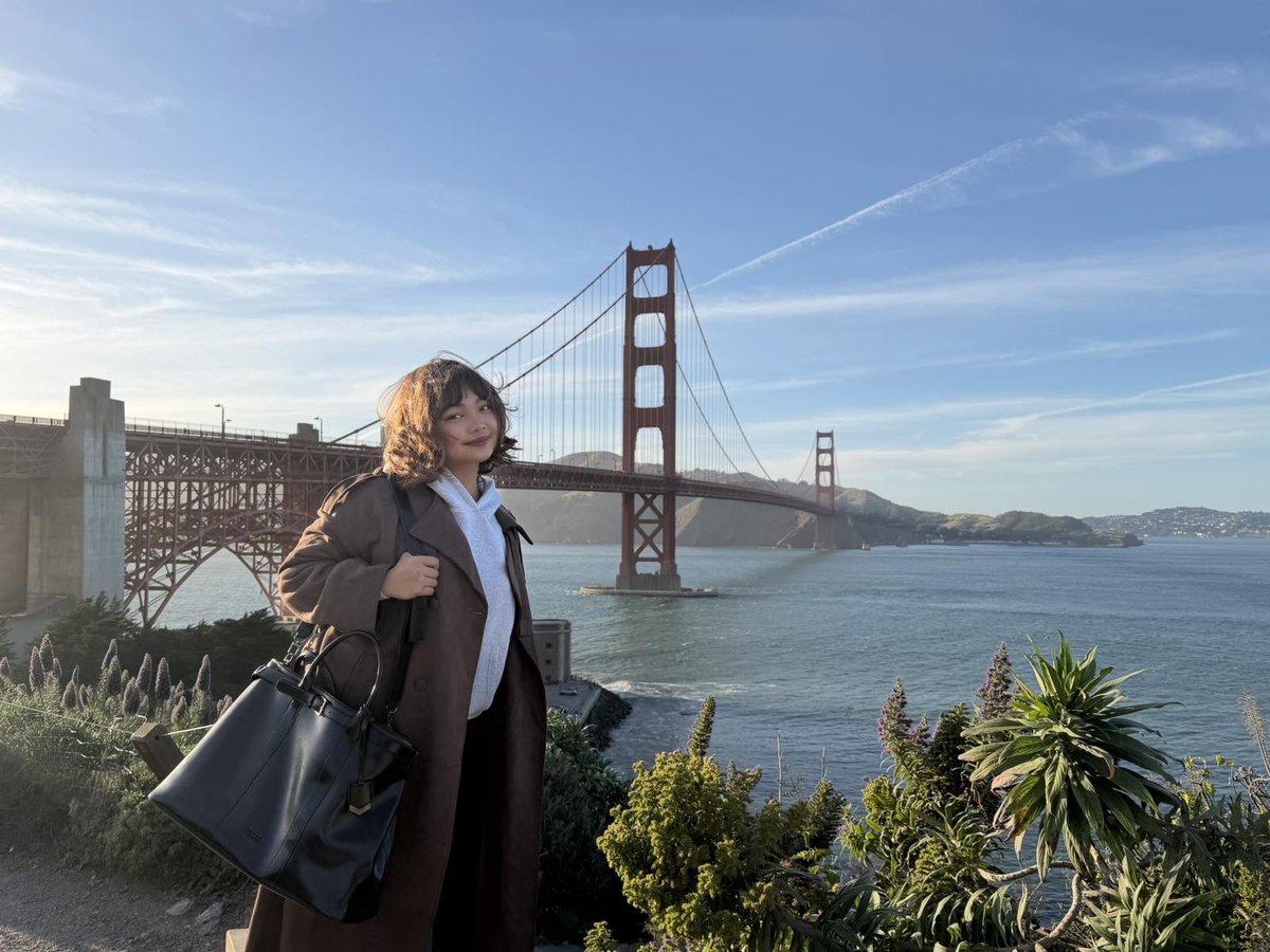 polarisabscbn's tweet photo. #CarmelleCollado takes a quick trip to the Golden Gate Bridge in San Francisco, California, before the upcoming #KimPau world tour of #KimChiu and #PauloAvelino across the following cities: https://t.co/fkmBT8wmVF