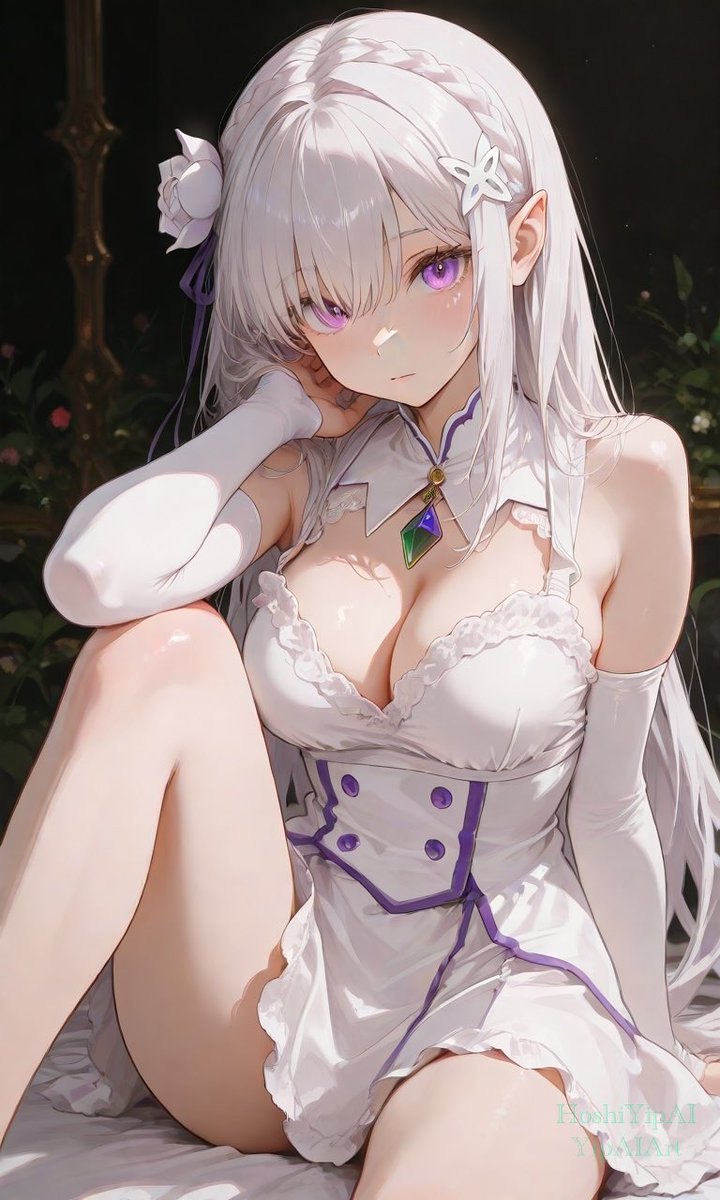 YipAIArt's tweet image. 氷結の絆、銀世界に咲く花。

#Reゼロ #エミリア #Emilia #AIイラスト