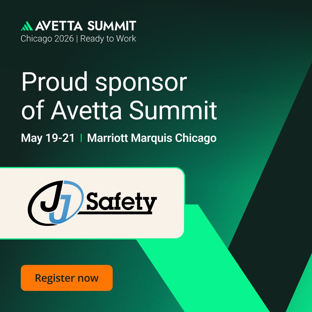 jjsafetyllc's tweet image. We’re proud to be sponsoring the Avetta Summit in Chicago, May 19–21!

Join 300+ industry leaders coming together to focus on safety, procurement, and strengthening supply chain performance.

Register: avetta.com/summits/chicag…

#AvettaSummit2026 #ReadytoWork @AvettaNews
