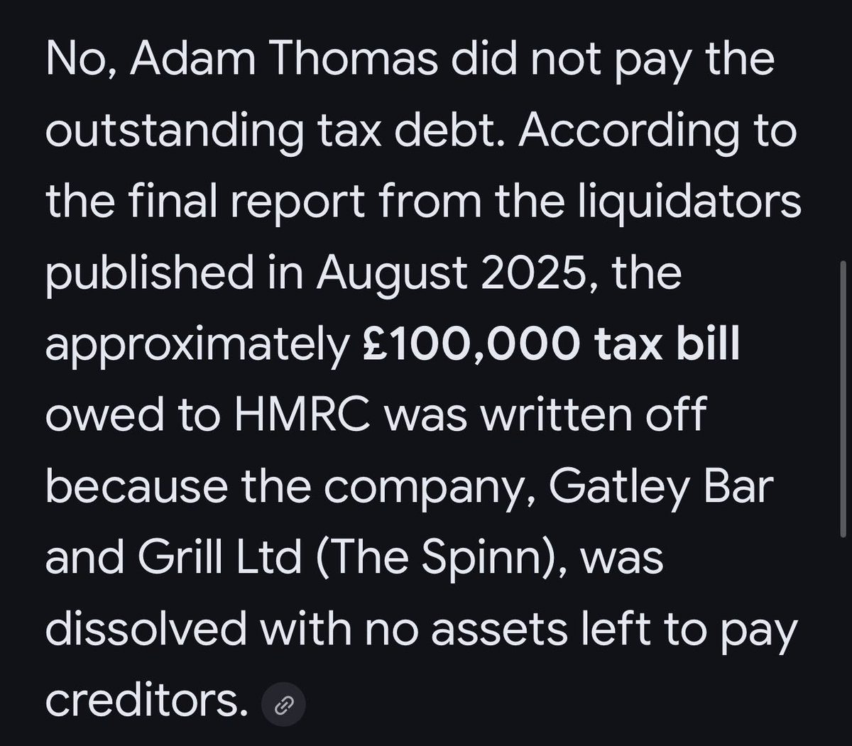 Funny how Adam Thomas can just jump on an ITV show and make fuck loads of money immediately after having a £300k company debt and a £100k tax bill written off… #ImACeleb 

“BUT HE’S GOT SUCH A NICE SMILE, AN INFECTIOUS LAUGH, AND HUGS WOMEN, SO HE HAS TO BE A GOOD GUY!” 🙄