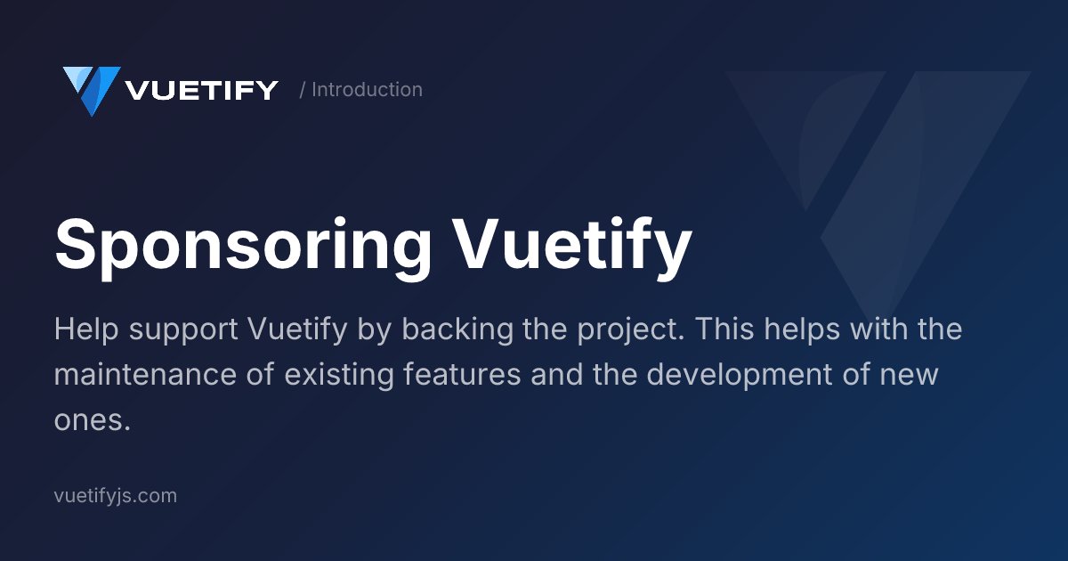Vuetify tweet media