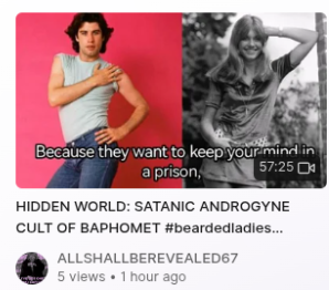 AuthorCiaL's tweet image. THE MIND CONTROL PROGRAM – ELITE GENDER INVERSION #FREEMASONRY #ITSALLOFTHEM
@AuthorCiaL clip HOWWHYSEEIT
bitchute.com/video/oyPBUVIB… MIND CONTROL
bitchute.com/video/SBGDDzX9… ITS ONLY A SECRET if
bitchute.com/video/kJk4LDqa… SATANIC CULT
bitchute.com/video/aHBEa5Jv… DESTROYERS OF MANKIND