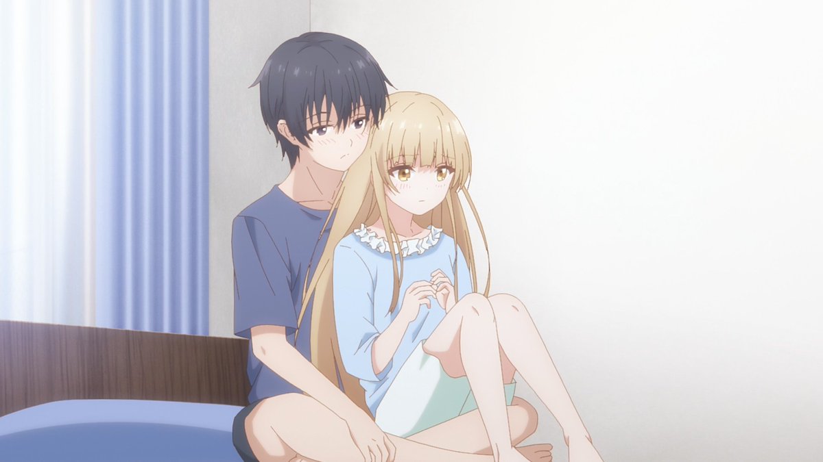 KrSpeed_'s tweet photo. Cada capítulo de Otonari va a ser 24 minutos de ver a Amane y Mahiru dándose abrazos y besos 😭😭❤️ https://t.co/GVpSbli2Gd
