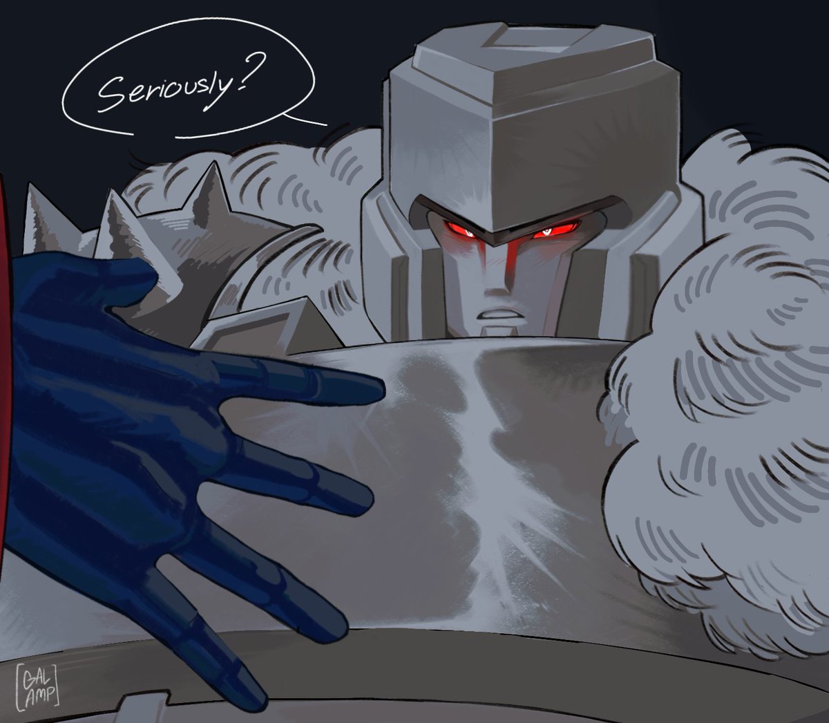 _MEG_001's tweet image. Secret negotiations.
#transformers #megatron #Optimus