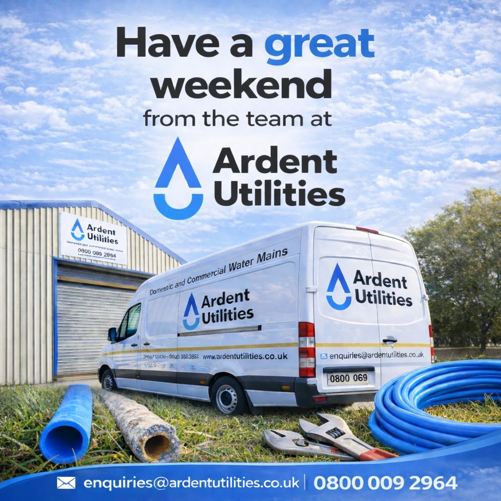 ArdentUtilities's tweet image. Have a good weekend, everyone and enjoy the sunshine ☀️ 
#WaterMains #Utilities #UndergroundUtilities #WaterInfrastructure #LiverpoolBusiness