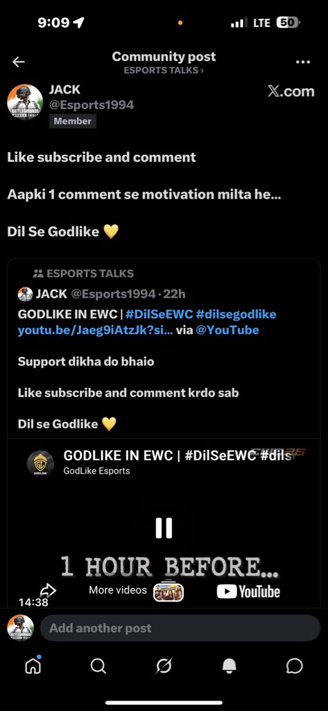 Esports1994's tweet photo. Ab ye post pe bhi mod hide Dena start kr diya 😂 is post me nhi kisiko hate he  phir bhi hide..ya jis mode ne diya hide vo apex vala lg rha h

DIL SE GODLIKE 💛 https://t.co/yxlMg3e1Rz