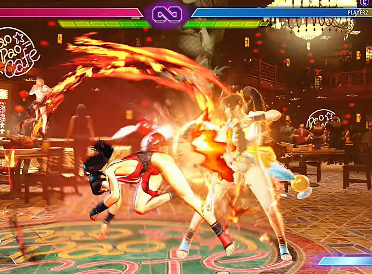 junichi256's tweet image. #今日の必殺技

餓狼伝説　不知火舞

『超必殺忍蜂』

年代や作品によって動きが違って面白いよね！

#餓狼伝説
#KOF
#不知火舞