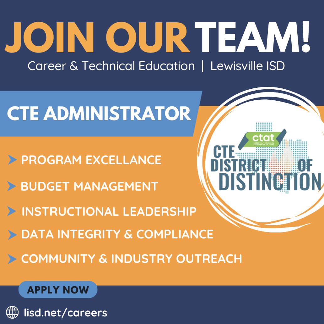 Career & Technical Education Lewisville ISD tweet media
