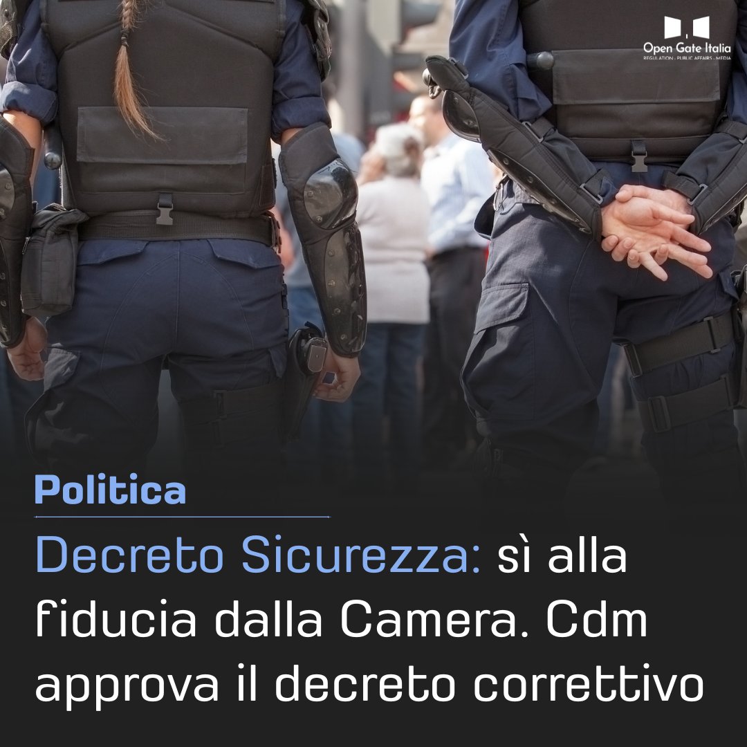 opengateitalia's tweet photo. 🔎 #WeeklyPills
Ok definitivo al Decreto Sicurezza e correttivo del CdM. Tensione diplomatica tra Italia e Russia dopo l’attacco a Meloni. Primo sì in Lombardia alla PdL data center. Nomine dei 5 sottosegretari e via libera al Dpf 2026.

Il recap di #OGI👉 https://t.co/3GDqYbZ9al https://t.co/wEB0g6Kq8D