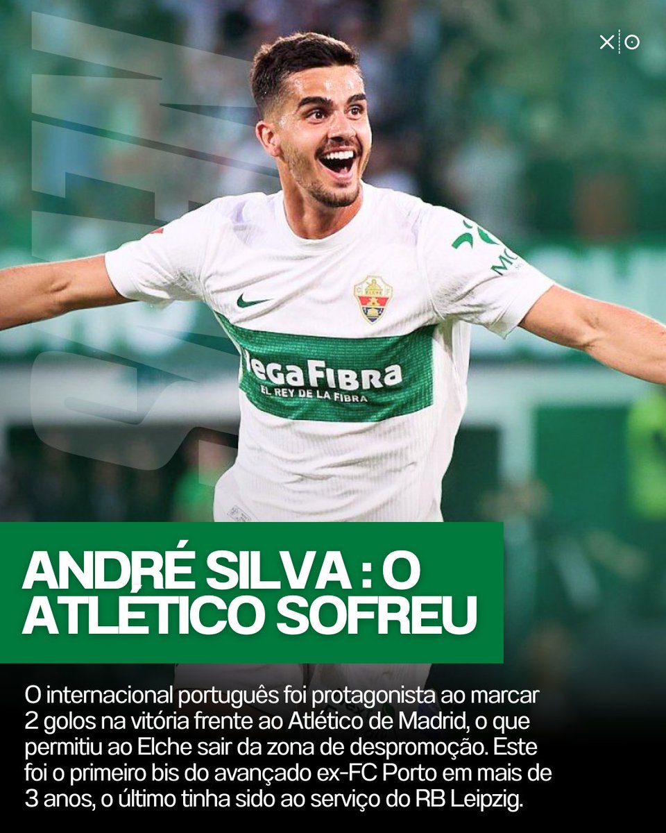 ANDRÉ SILVA ESTÁ ON FIRE! 🔥🇵🇹

Não é todos os dias que se fura a muralha de Diego Simeone duas vezes no mesmo jogo, mas o avançado português mostrou que o faro de golo continua intacto 🎯