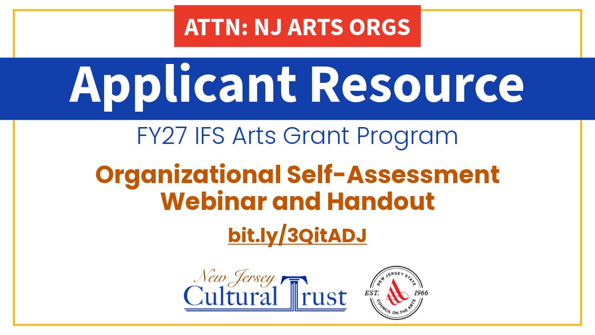 New Jersey Cultural Trust tweet media