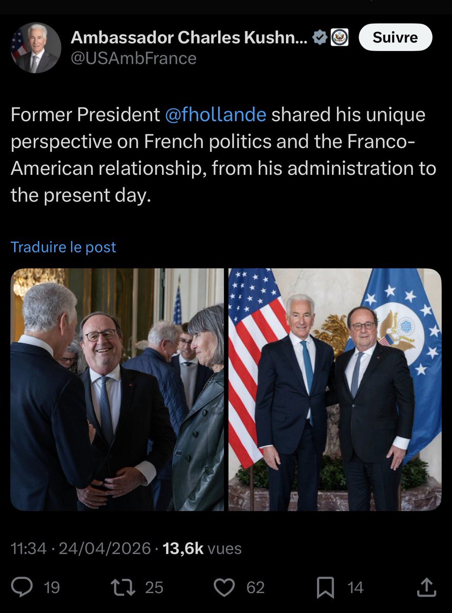 Venir parader et rigoler avec un guignol parachuté par Trump, et qui s’est essuyé plusieurs fois les pieds sur la France ces derniers mois, c’est ça le fameux retour de Flamby ?