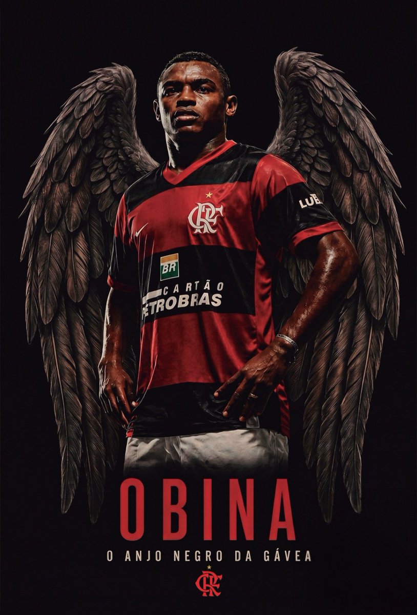vou lançar esse quadro aqui que "fiz" no chatgpt do meu ídolo máximo o cara que fez eu gostar de futebol e torcer pro Flamengo o glorioso OBINA 😍