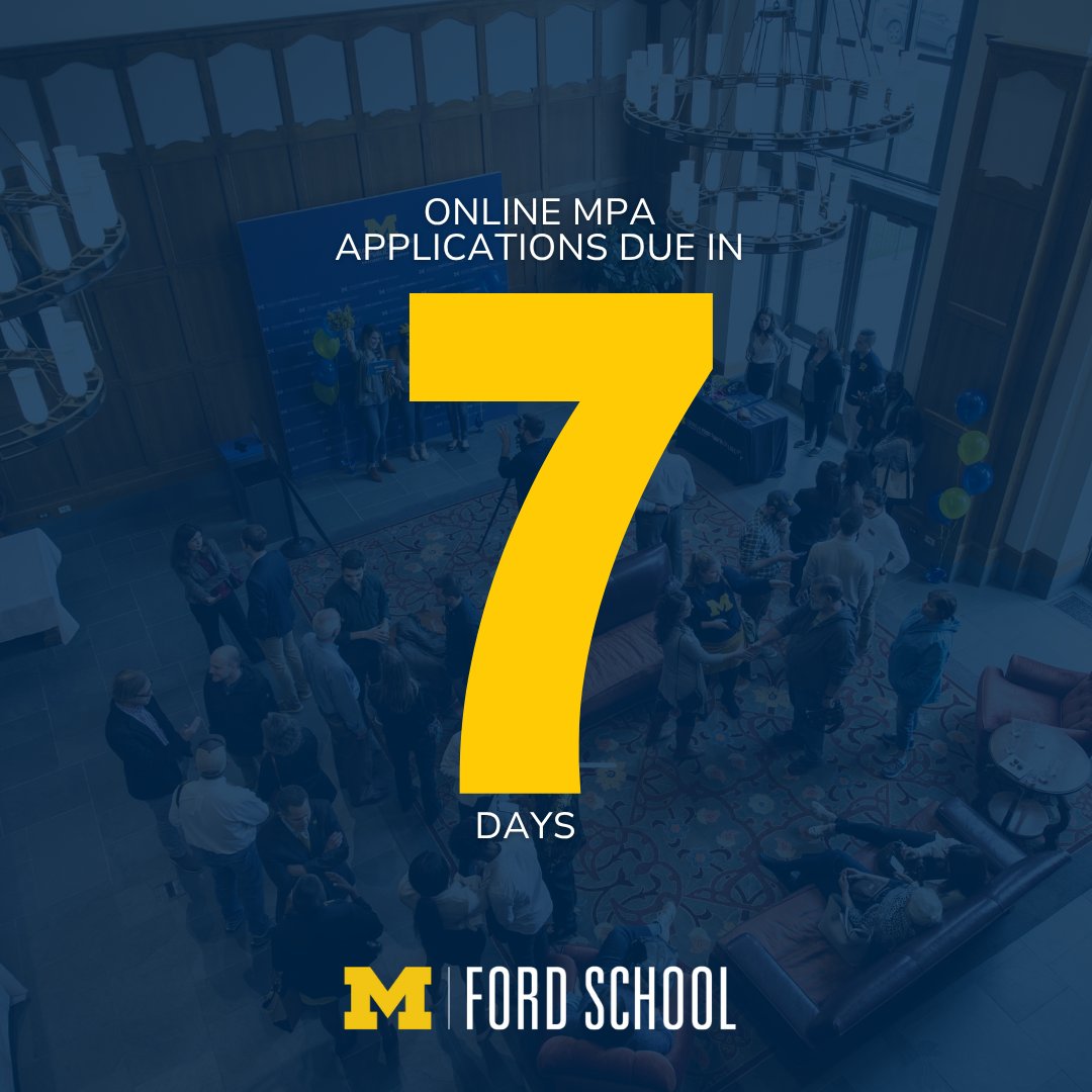 Gerald R. Ford School of Public Policy tweet media