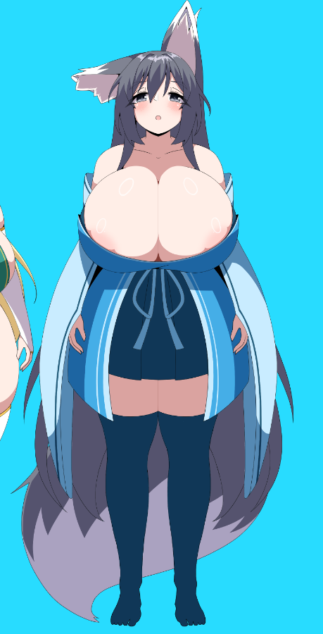デカぎつねの立ち絵 