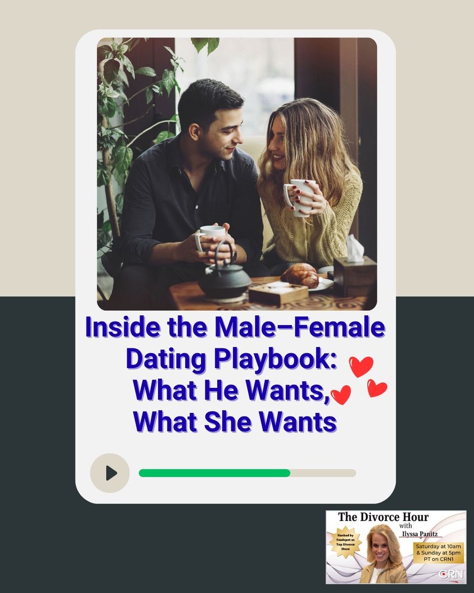 IlyssaPanitz's tweet image. Ever wish you could get inside the male and female mind &amp;amp; finally understand what they’re really thinking?  @DivorceHour pulls back the curtain on dating to give you a sneak peek at what each side is thinking 
#divorce #dating #datingafterdivorce #apps #ghosting #text #message