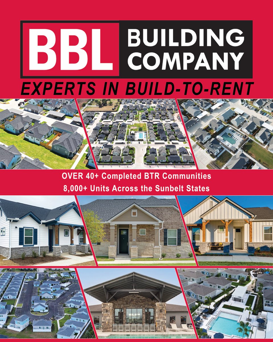 bbl_co's tweet photo. BBL Building Co. continues to lead the way as a premier third-party Build-to-Rent general contractor across the Sunbelt.
Developers—if you’re looking for a seamless construction experience from start to finish, look no further than BBL Building Co.
#BuildToRent https://t.co/cStdZBFlZU