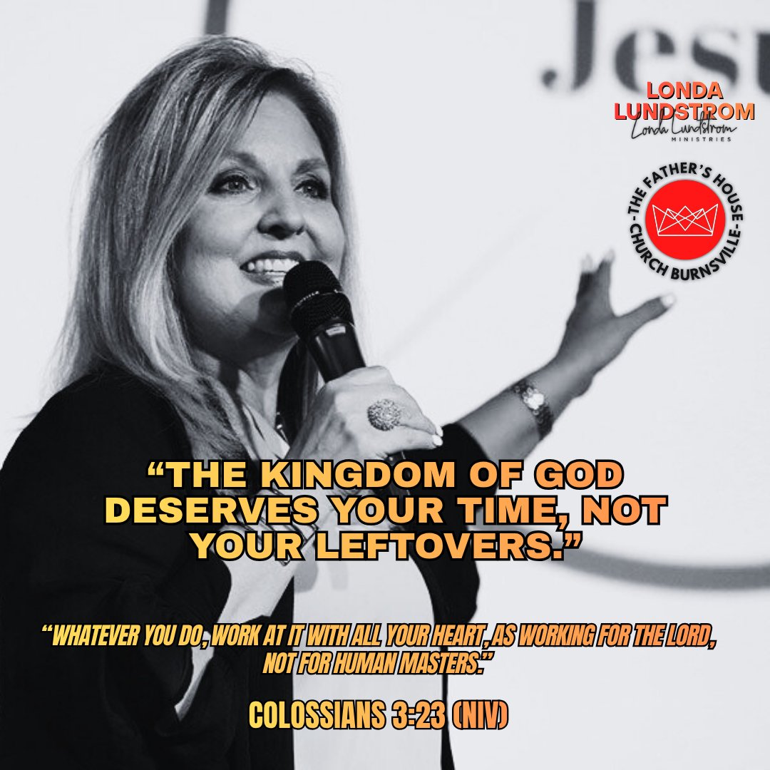 LondaLundstrom's tweet image. Give Him Your Best 

The Kingdom of God deserves your time, not your leftovers. Put Him first and give Him your best, not what’s left. ✨

"But seek first his kingdom and his righteousness." – Matthew 6:33

#LondaLundstromMinistries #LivingFaithUnleashed #FaithInAction