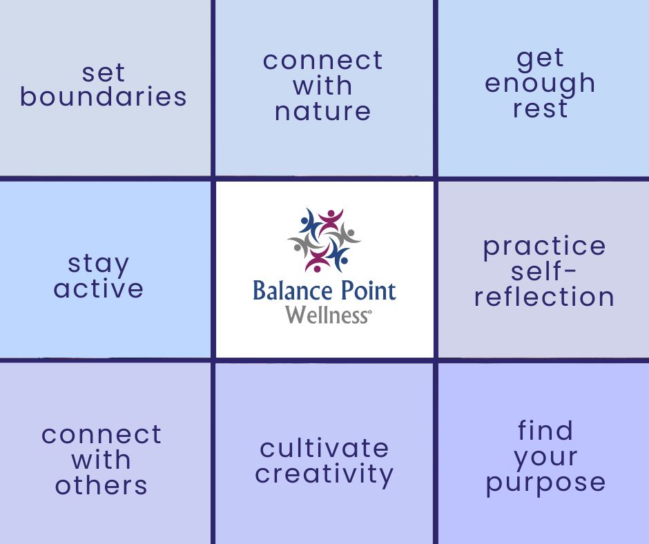 BPointWellness's tweet image. At Balance Point Wellness, we believe that feeling your best starts with simple, intentional habits. Here are a few gentle reminders to support your wellbeing every day!  #Wellbeing #SelfCare #BalancePointWellness #HealthyHabits #MindBodyBalance