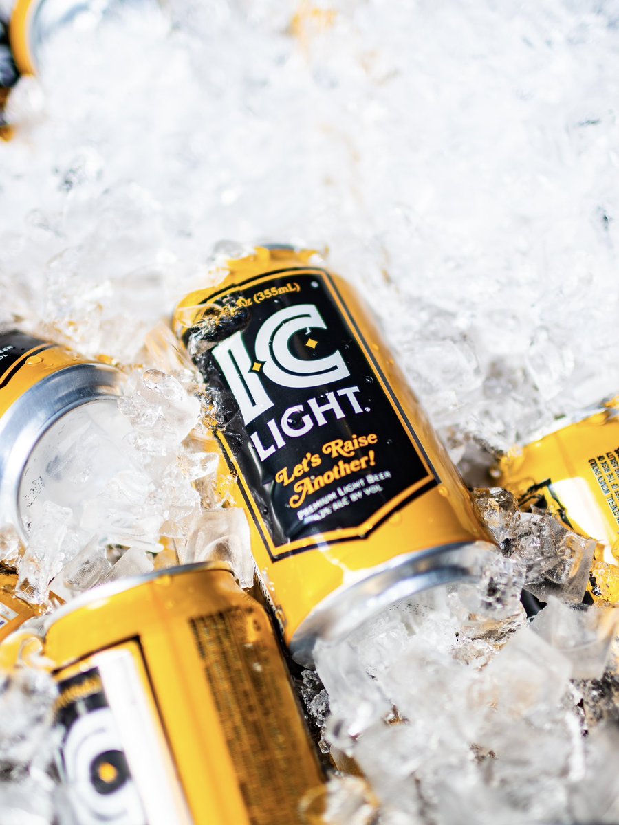 $1 IC Light, back tomorrow from 5-6 in the Tailgate Zone and 6-7pm in the stadium! 🍻