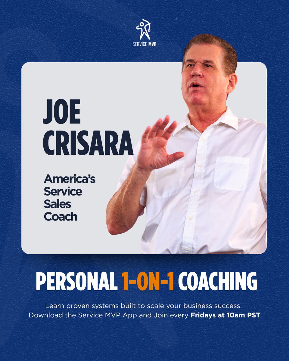 Service MVP - Joe Crisara tweet media