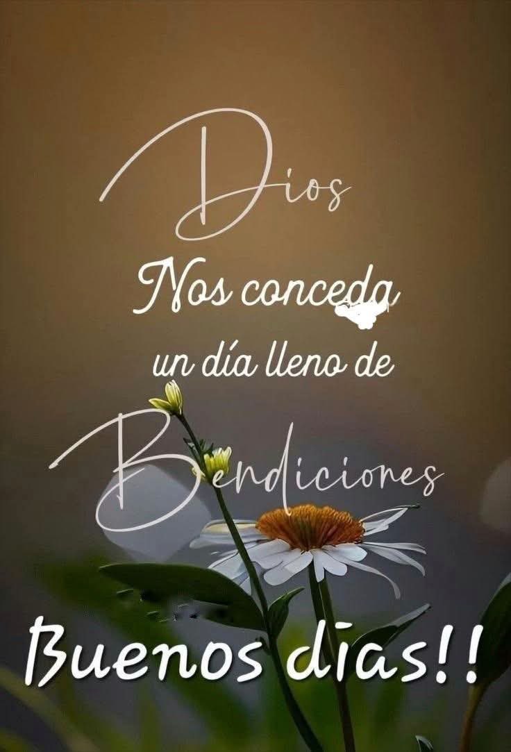 Buenos días 😃 !!