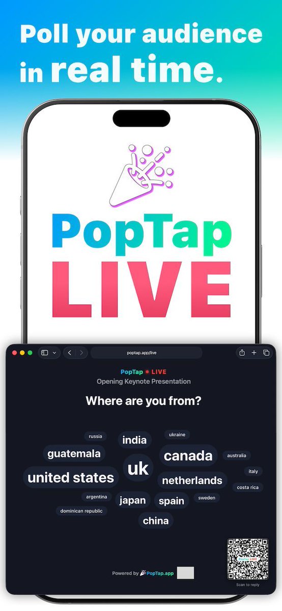 PopTap - Instant Polls & Forms (on iOS) tweet media