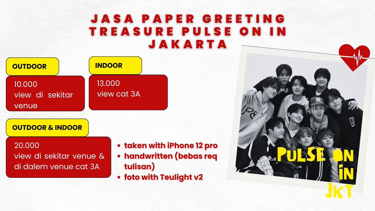 bymatchmatika's tweet photo. teume, ada yg masih cari paper greeting gak? boleh wa aku yaaa, open sampe besok pagi

t. treasure pulse on 
#treasure_pulse_on_in_jakarta https://t.co/Kn4CBj4pSz