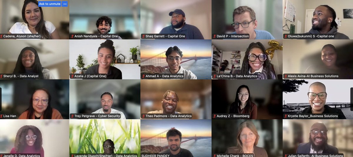 TheKnowledgeHou's tweet photo. We pulled off something special last night 🙌

100+ volunteers from companies like Bloomberg, Capital One, IBM, Citi & more showed up for our Behavioral Mock Interview event.

This work is only possible through collaboration. We’re so grateful to our volunteers and team for making this possible 💜

👉 Interested in volunteering? Sign up here: https://t.co/hsD5HpvnjI

#TheKnowledgeHouse #MentorshipMatters #FutureOfWork #VolunteerImpact