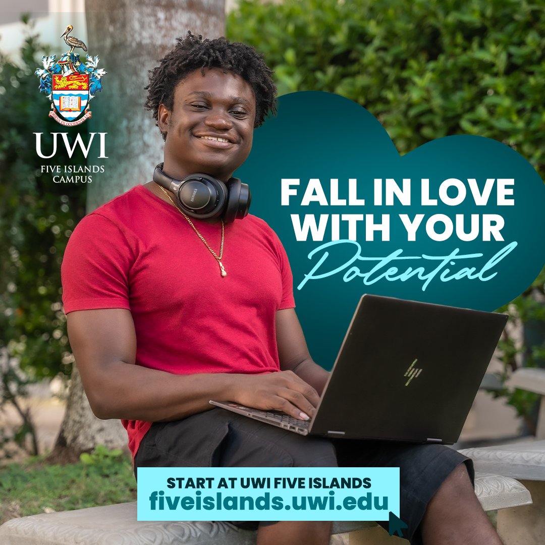 UWIFiveIslands's tweet photo. Your future isn’t something you wait for, it’s something you build.
And it starts here at UWI Five Islands.

#FallInLoveWithYourPotential #UWIFiveIslands #MotivationFriday #StudentJourney #FutureInProgress #UWIinspired https://t.co/Jfmczf4NKo