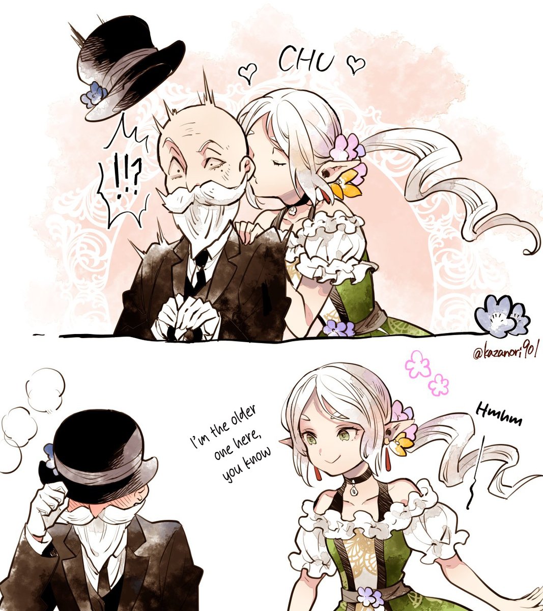 kzyriku's tweet image. 英語版です！
English Version!

Old Himmel and Frieren

#Frieren
#SousouNoFrieren