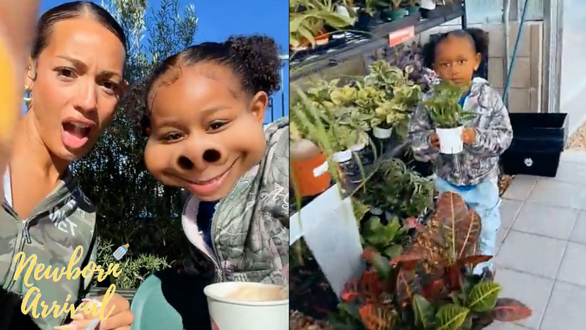 BlackInkChi's tweet image. SEE VIDEO HERE: youtu.be/CAFp20sIS44

DaBaby &amp;amp; DaniLeigh's Daughter Velour Picks Out Her Own Flowers At Mom's Favorite Coffee Shop! 🌷

#dababy #danileigh #velourkirk