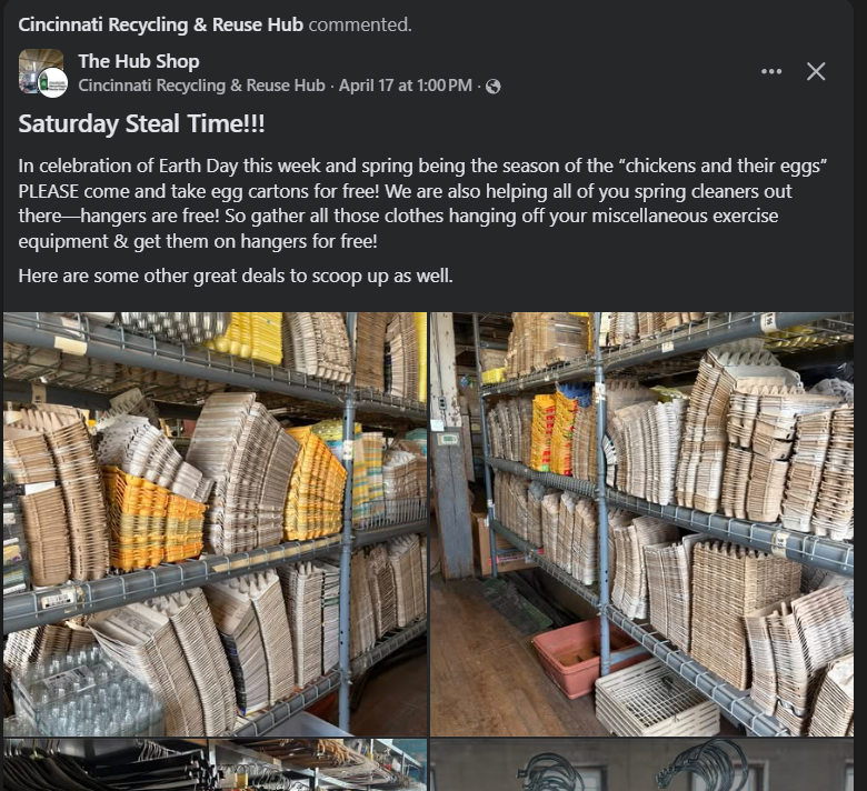 wilson_dunham_f's tweet image. Serious offer.

If anyone needs used egg cartons, reply or DM me.

I'll gladly make a trip over to this #Reduce #Reuse #Recycle use center and grab a bunch of these.

The catch? I'll need you to pay for postage from Cincinnati. But I'll do the legwork.

Let me know !