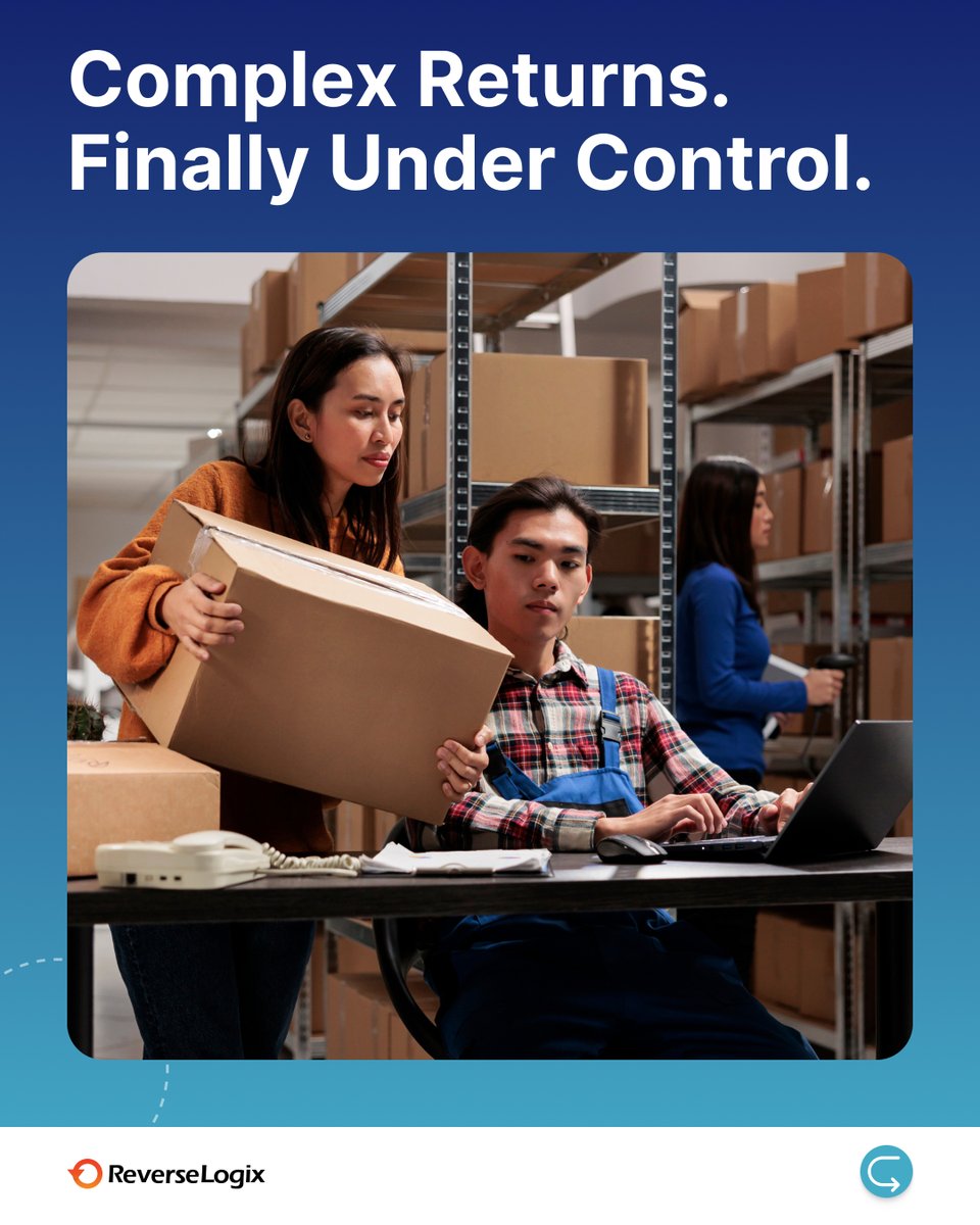reverselogix's tweet photo. One platform covering initiation, processing, inspection, repair, disposition and reconciliation. 

Your warehouse tracks shipments in real time but returns? Still a black hole.
Unify returns from start to finish with ReverseLogix.

https://t.co/Yo6ckm7HP7

#reverselogix https://t.co/9xvBVDdsaZ