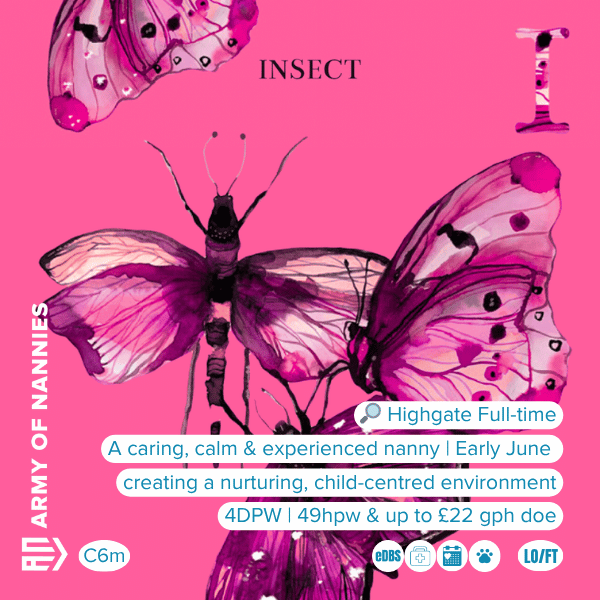 ArmyofNannies's tweet image. A lovely family in N6 seeks a caring, calm, experienced and nurturing nanny, starting early June.

Search &amp;amp; invite &amp;gt; Highgate Full-time &amp;lt; from your Army of Nannies dashboard to connect or send us a message below.

#NannyJob #Nanny #Highgate #N6 #BabyNanny #FindaNanny